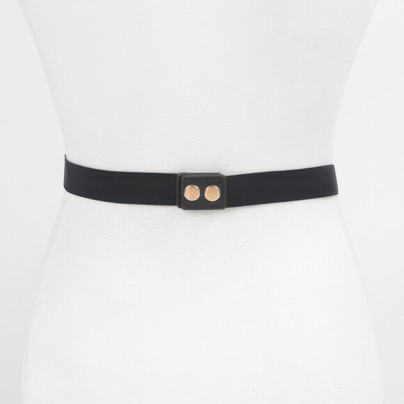 Rhinestone Metal Plate Elastic Belt - Picture 2 of 4